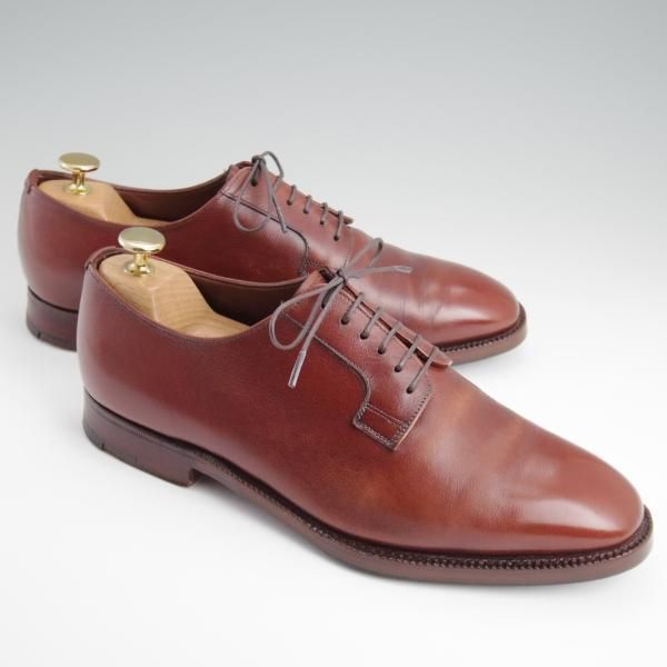 極上★チャーチ 75F/UK7.5【貴重★旧チャーチ最上級/Masterclass/マスタークラス】35ラスト/IBSEN/プレーントゥ/茶/Church's★l359