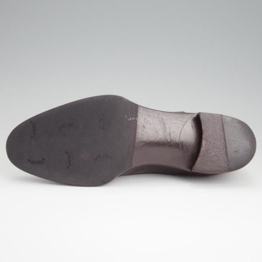 極上★LECOTT/レコット UK6.5程度【貴重★オーダー品/ハンドソーンウェルテッド製法】パンチドキャップトゥ/カーフ/濃茶/メンズ★l360