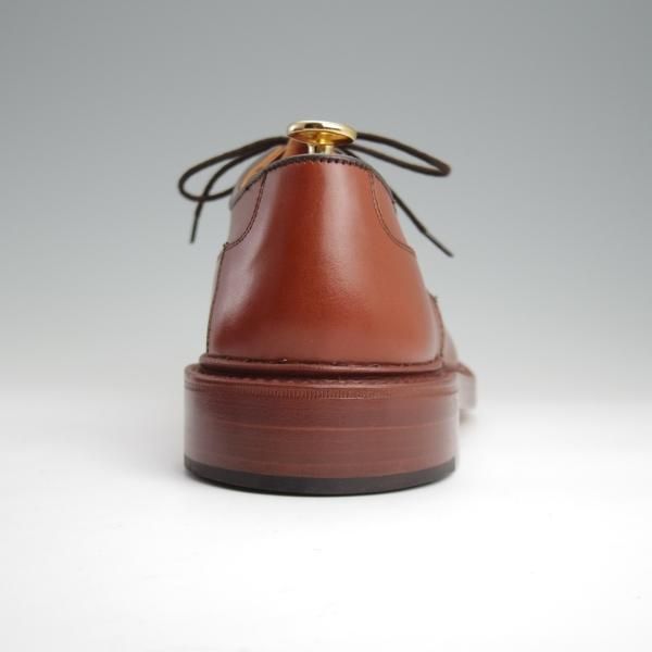 未使用★トリッカーズ SIZE 8.5【定価￥121,000-★Woodstock/マロンアンティーク】5636/プレーントゥ/カーフ/茶/メンズ/Tricker's★l361