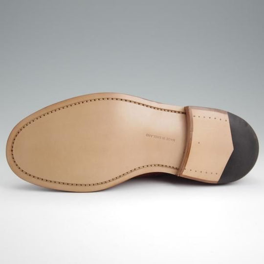 未使用★トリッカーズ SIZE 8.5【定価￥121,000-★Woodstock/マロンアンティーク】5636/プレーントゥ/カーフ/茶/メンズ/Tricker's★l361