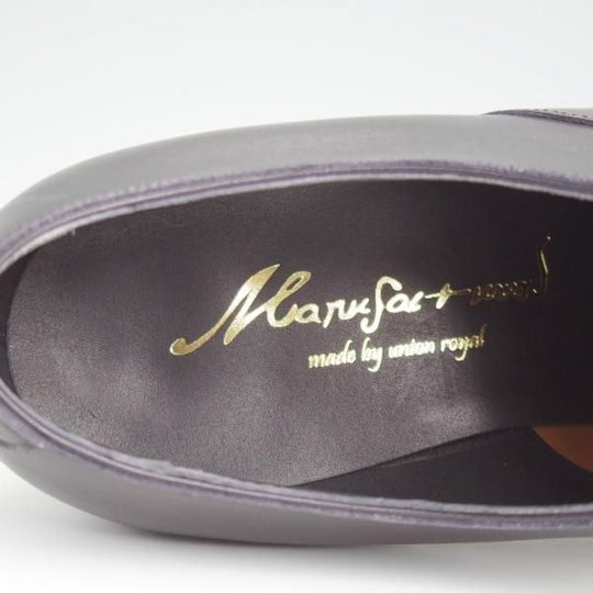 未使用★マニュファクチャーズ SIZE 7.5【定価8万円程度★(仏)デュプイ社のカーフ/パンチドキャップトゥ】黒/Manufacturers★l362