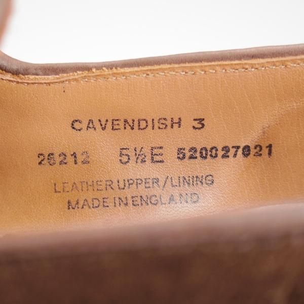 ★クロケット&ジョーンズ 5.5E【定価￥99,000-★CAVENDISH 3/キャベンディッシュ】タッセルローファー/スエード/濃茶/Crockett&Jones★l363