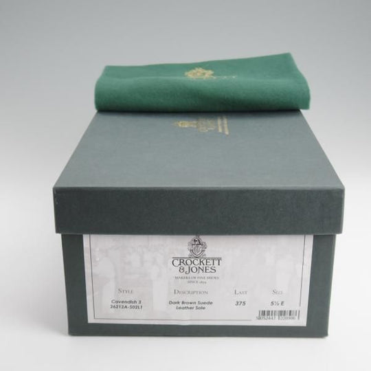 ★クロケット&ジョーンズ 5.5E【定価￥99,000-★CAVENDISH 3/キャベンディッシュ】タッセルローファー/スエード/濃茶/Crockett&Jones★l363