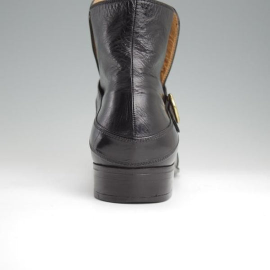 ★(伊)アルティオリ SIZE 8.5【定価15万円以上★ジョッパーブーツ/黒】カンガルー革/メンズ/ARTIOLI★l366