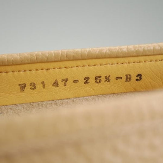 未使用★銀座ヨシノヤ SIZE 25.5【★コインローファー/薄茶】グレインレザー/メンズ/Ginza Yoshinoya★l367