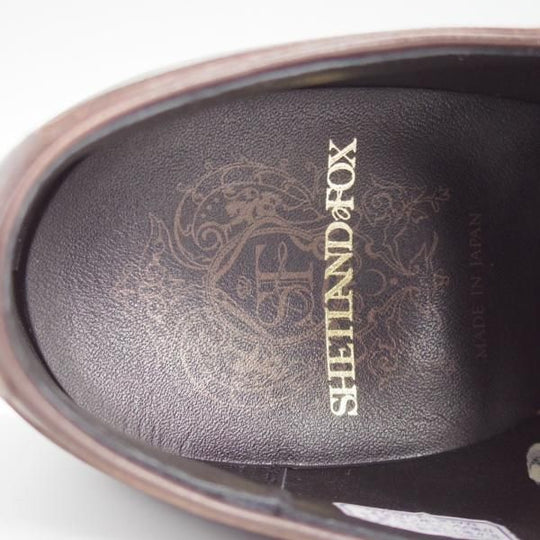 極上★シェットランドフォックス SIZE 9.5【レベルソ仕立て★バーミンガム/043F】ダブルモンク/カーフ/濃茶/メンズ/Shetlandfox★l370