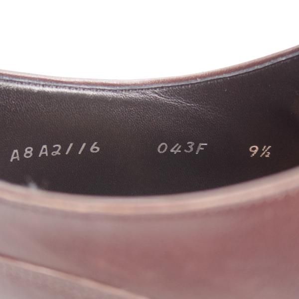 極上★シェットランドフォックス SIZE 9.5【レベルソ仕立て★バーミンガム/043F】ダブルモンク/カーフ/濃茶/メンズ/Shetlandfox★l370
