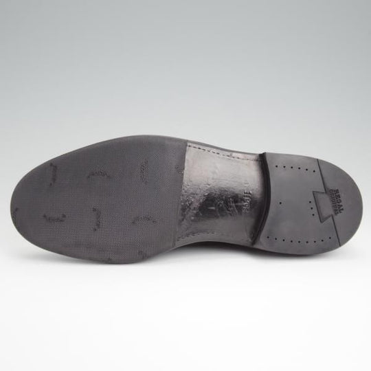 極上★リーガル SIZE 25.5【貴重★水染めコードバン仕様/インペリアルグレード】プレーントゥ/黒/Shell Cordovan/REGAL★l371