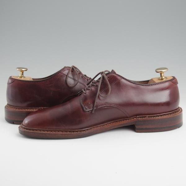 ★オールデン 7D【定価￥128,700-★クロムエクセルレザー仕様/バリーラスト】29364F/プレーントゥ/濃茶/メンズ/ALDEN★l372