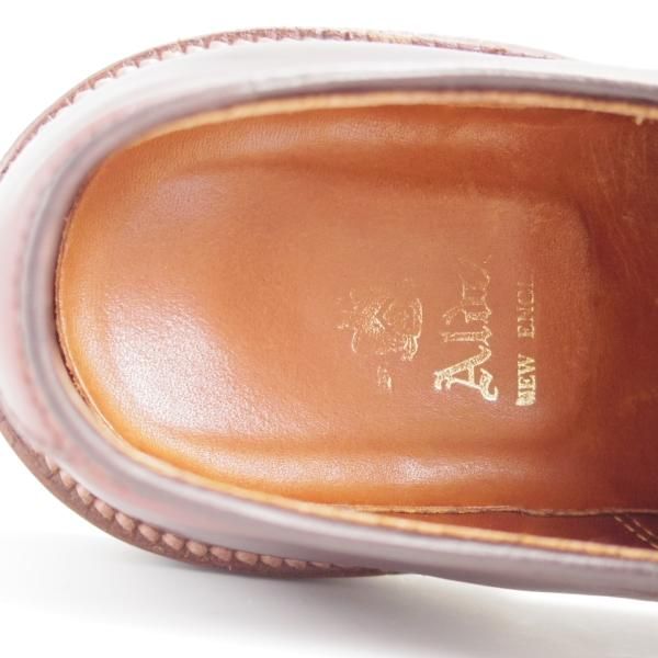 ★オールデン 7D【定価￥128,700-★クロムエクセルレザー仕様/バリーラスト】29364F/プレーントゥ/濃茶/メンズ/ALDEN★l372