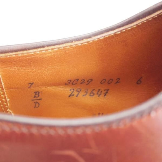 ★オールデン 7D【定価￥128,700-★クロムエクセルレザー仕様/バリーラスト】29364F/プレーントゥ/濃茶/メンズ/ALDEN★l372