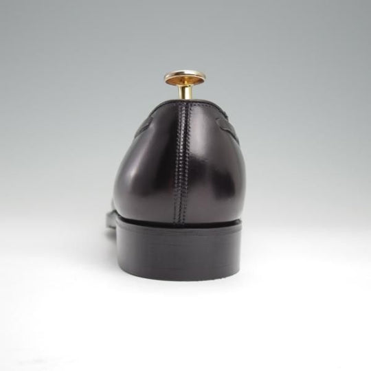 未使用★(台東区)ジョーワークス SIZE 6【注文価格￥184,800〜★コードバン仕様/タッセルローファー】黒/メンズ/JOE WORKS★l376