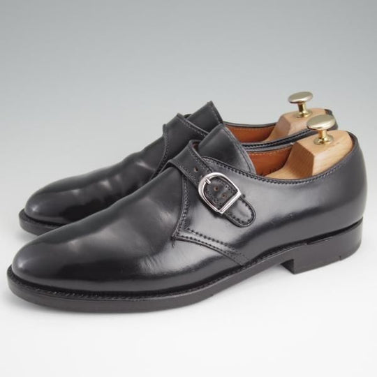 極上★オールデン 8D【現行定価20万円以上★コードバン仕様/(新潟)ナトリヤ別注】アバディーンラスト/1655/モンクストラップ/黒/ALDEN★l377