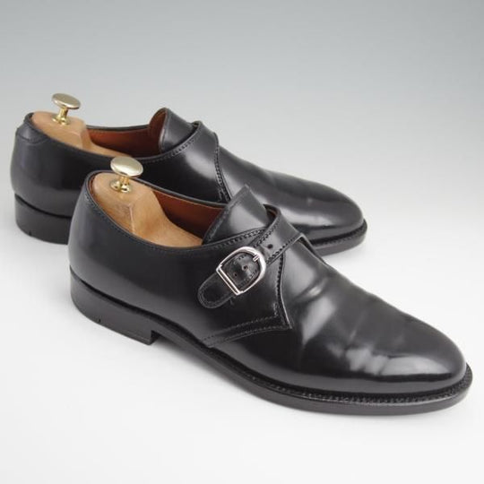 極上★オールデン 8D【現行定価20万円以上★コードバン仕様/(新潟)ナトリヤ別注】アバディーンラスト/1655/モンクストラップ/黒/ALDEN★l377