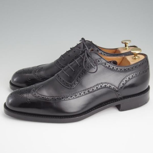 ★チャーチ 8F【貴重★旧チャーチ/125周年記念モデル/(独)カールフロイデンベルグ社のボックスカーフ】WILLIAM/黒/Church's★l378