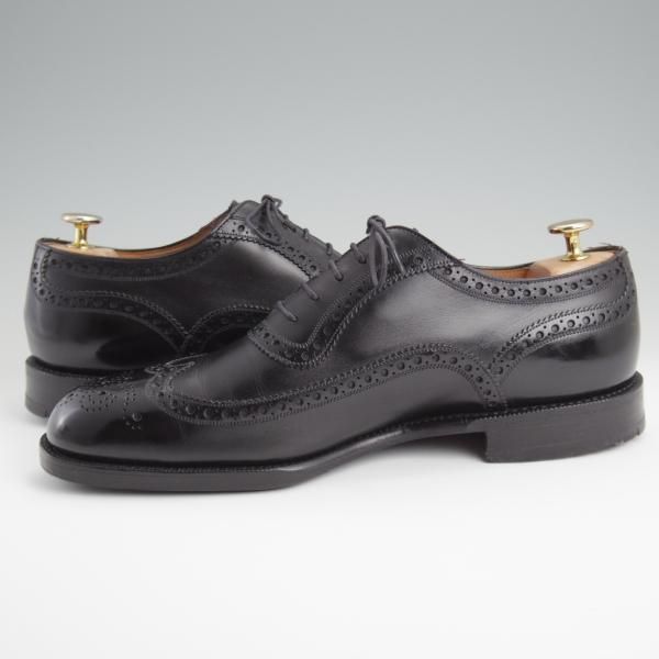 ★チャーチ 8F【貴重★旧チャーチ/125周年記念モデル/(独)カールフロイデンベルグ社のボックスカーフ】WILLIAM/黒/Church's★l378