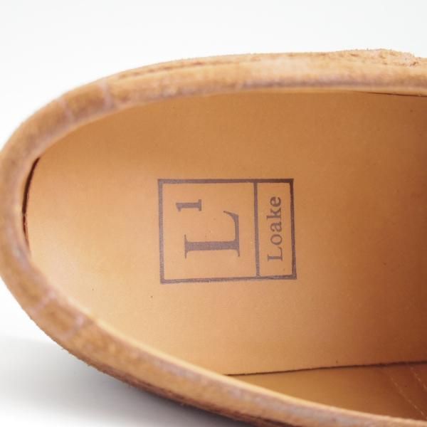 極美品★(英)Loake/ローク UK9.5【★フルブローグ/202DS】スエード/茶/メンズ★l383