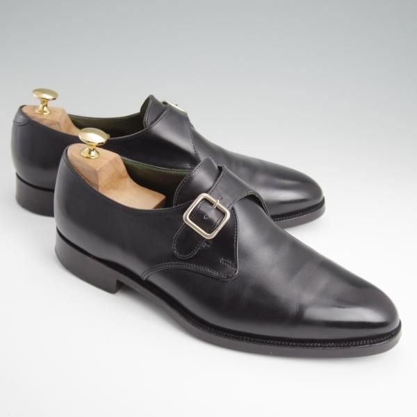 ★トリッカーズ SIZE 8【現行定価10万円以上★モンクストラップ/m7064】カーフ/黒/メンズ/Tricker's★l386