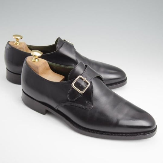 ★トリッカーズ SIZE 8【現行定価10万円以上★モンクストラップ/m7064】カーフ/黒/メンズ/Tricker's★l386