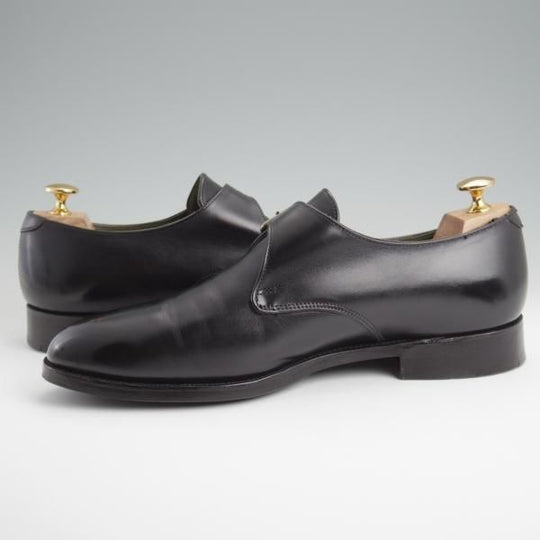 ★トリッカーズ SIZE 8【現行定価10万円以上★モンクストラップ/m7064】カーフ/黒/メンズ/Tricker's★l386
