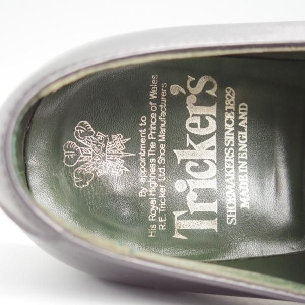 ★トリッカーズ SIZE 8【現行定価10万円以上★モンクストラップ/m7064】カーフ/黒/メンズ/Tricker's★l386