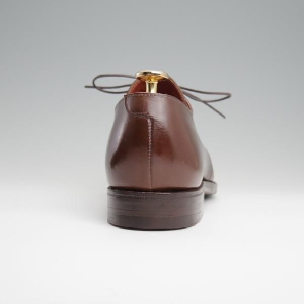 極上★クロケット&ジョーンズ 7E【★ロイドフットウェア別注/Lloyd Footwear】Vフロント/プレーントゥ/カーフ/濃茶/Crockett&Jones★l387