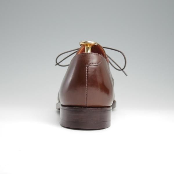 極上★クロケット&ジョーンズ 7E【★ロイドフットウェア別注/Lloyd Footwear】Vフロント/プレーントゥ/カーフ/濃茶/Crockett&Jones★l387