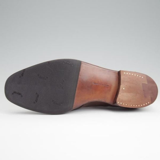 極上★クロケット&ジョーンズ 7E【★ロイドフットウェア別注/Lloyd Footwear】Vフロント/プレーントゥ/カーフ/濃茶/Crockett&Jones★l387