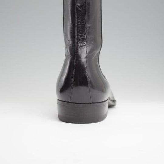 極上★(伊)BONORA/ボノーラ SIZE 41.5【★サイドゴアブーツ/黒】カーフ/メンズ★l392