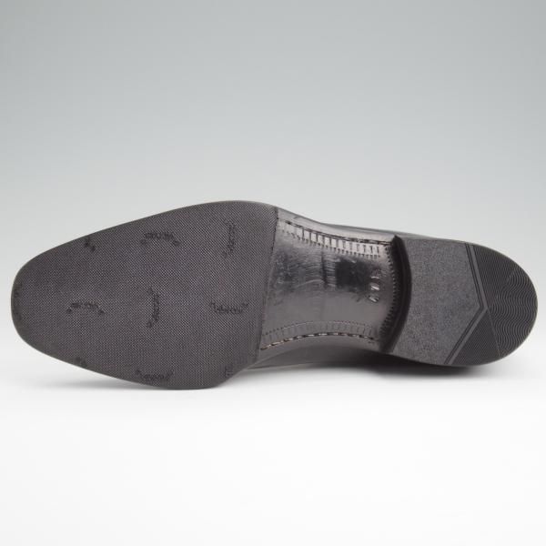 極上★(伊)BONORA/ボノーラ SIZE 41.5【★サイドゴアブーツ/黒】カーフ/メンズ★l392
