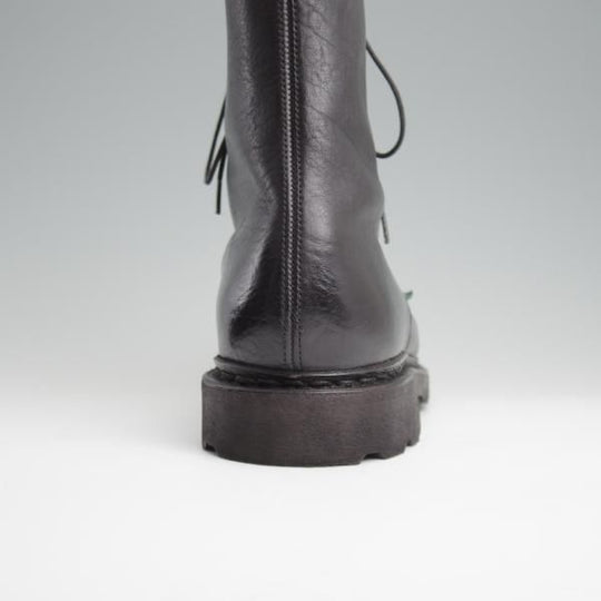 極美品★パラブーツ SIZE 7.5【モデル定価￥104,500-★ESTNATION別注/シュリンクレザー仕様のBEAULIEU】ボーリュー/黒/Paraboot★l393