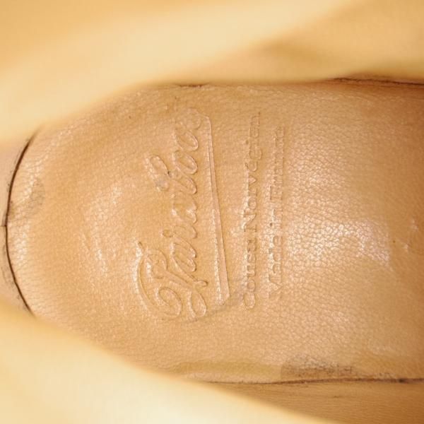 極美品★パラブーツ SIZE 7.5【モデル定価￥104,500-★ESTNATION別注/シュリンクレザー仕様のBEAULIEU】ボーリュー/黒/Paraboot★l393