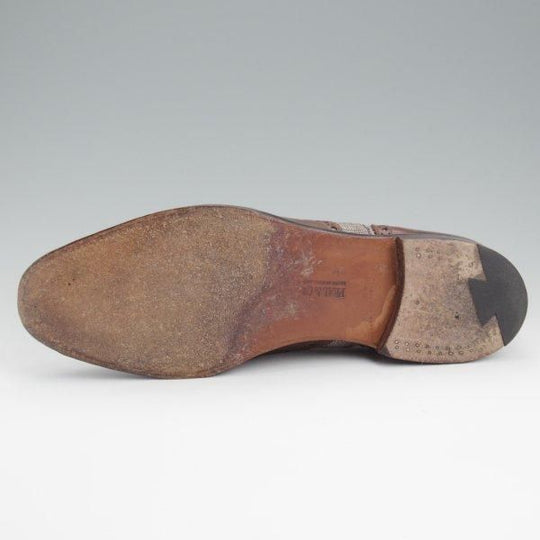 極上★(英)アルフレッド・サージェント UK8.5/US9E【貴重★ブルックスブラザーズ別注/Peal&co】フルブローグ/87ラスト/濃茶/メンズ★l395
