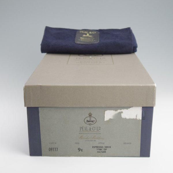 極上★(英)アルフレッド・サージェント UK8.5/US9E【貴重★ブルックスブラザーズ別注/Peal&co】フルブローグ/87ラスト/濃茶/メンズ★l395