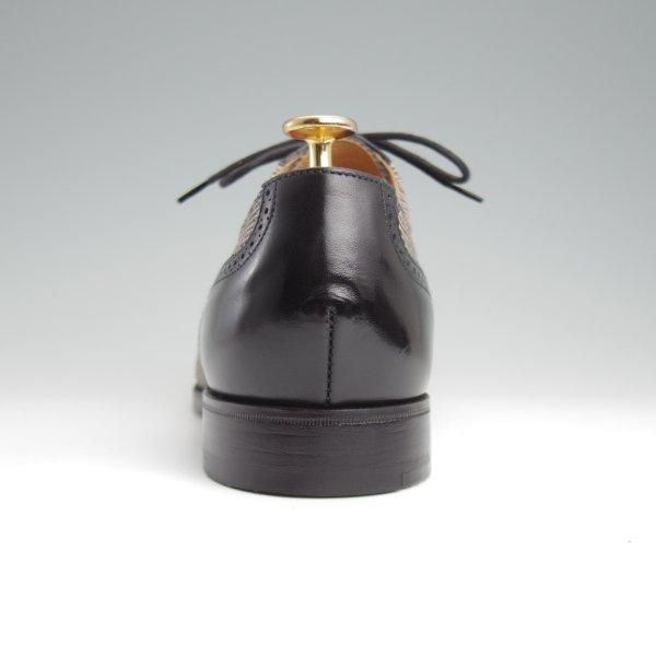 美品★(英)アルフレッド・サージェント UK8.5/US9E【貴重★ブルックスブラザーズ別注/Peal&co】セミブローグ/87ラスト/黒/メンズ★l396