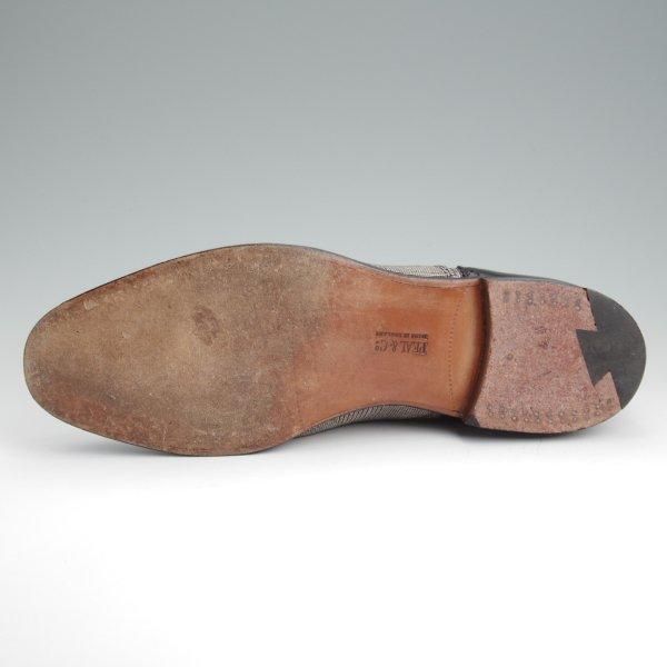 美品★(英)アルフレッド・サージェント UK8.5/US9E【貴重★ブルックスブラザーズ別注/Peal&co】セミブローグ/87ラスト/黒/メンズ★l396