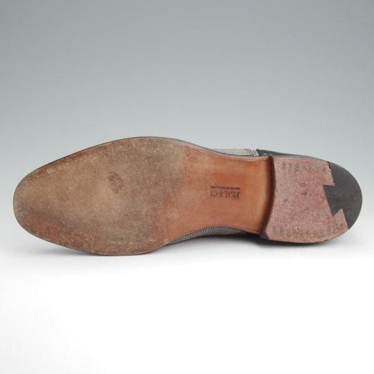 美品★(英)アルフレッド・サージェント UK8.5/US9E【貴重★ブルックスブラザーズ別注/Peal&co】セミブローグ/87ラスト/黒/メンズ★l396