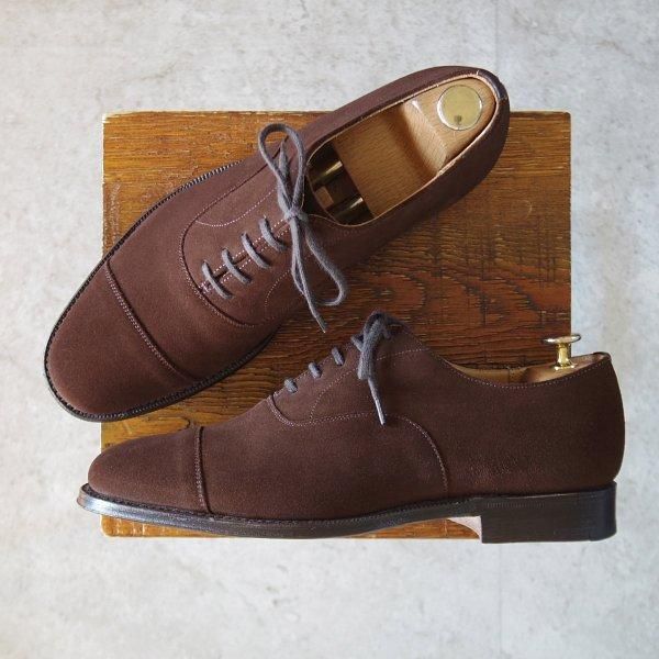 極美品★チャーチ 70F/UK7【貴重★100ラスト/CONSUL/(英)C.F.ステッド社のスーパーバック】コンサル/ストレートチップ/Church's★l397