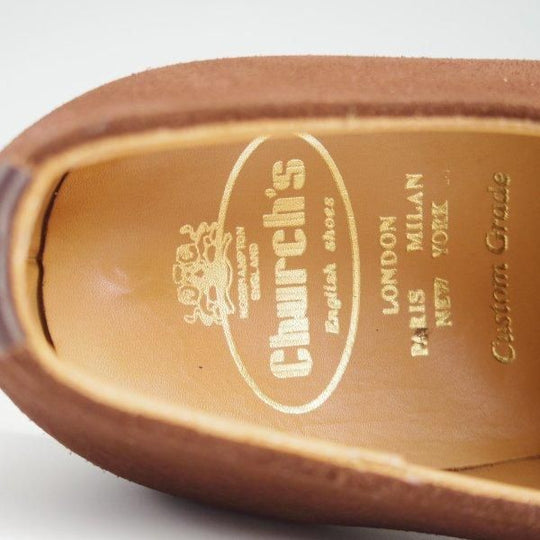 極美品★チャーチ 70F/UK7【貴重★100ラスト/CONSUL/(英)C.F.ステッド社のスーパーバック】コンサル/ストレートチップ/Church's★l397