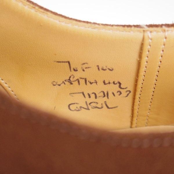 極美品★チャーチ 70F/UK7【貴重★100ラスト/CONSUL/(英)C.F.ステッド社のスーパーバック】コンサル/ストレートチップ/Church's★l397