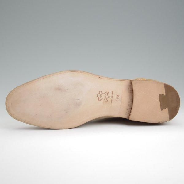未使用★(伊)アルベルト・ファッシャーニ SIZE 40.5【スエード×クロコ風型押し★レースアップブーツ】メンズ/ALBERTO FASCIANI★l399