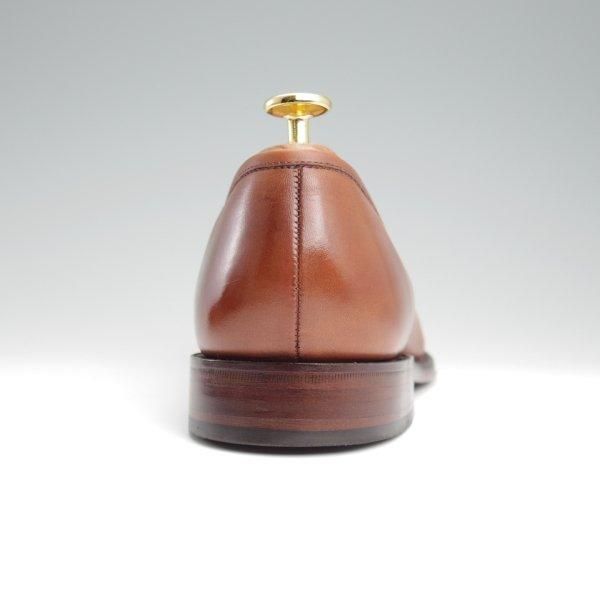 極美品★(英)Loake/ローク 8F【★WHITEHALL/コインローファー】025ラスト/カーフ/茶/メンズ★l403