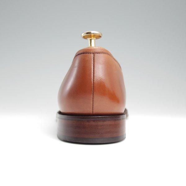 極美品★(英)Loake/ローク 8F【★WHITEHALL/コインローファー】025ラスト/カーフ/茶/メンズ★l403