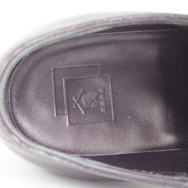 極上★三陽山長 SIZE 7.5【定価￥80,300-★容之介/YONOSUKE】R309ラスト/サイドエラスティック/カーフ/黒/メンズ/Sanyo Yamacho★l404