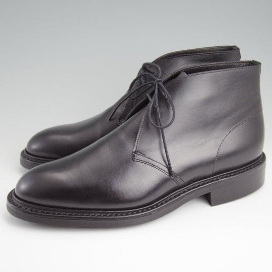 未使用★(英)チーニー 6.5F【定価￥82,500-★ダイナイトソール仕様/CROWFIELD R】1886ラスト/チャッカブーツ/カーフ/黒/CHEANEY★l407