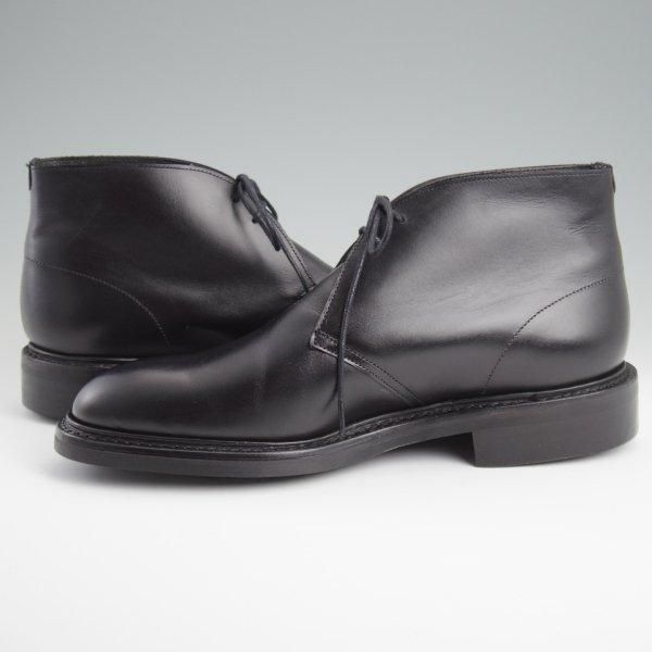 未使用★(英)チーニー 6.5F【定価￥82,500-★ダイナイトソール仕様/CROWFIELD R】1886ラスト/チャッカブーツ/カーフ/黒/CHEANEY★l407