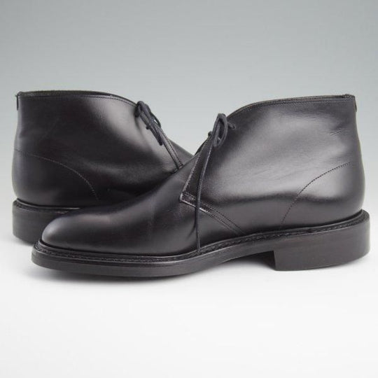 未使用★(英)チーニー 6.5F【定価￥82,500-★ダイナイトソール仕様/CROWFIELD R】1886ラスト/チャッカブーツ/カーフ/黒/CHEANEY★l407