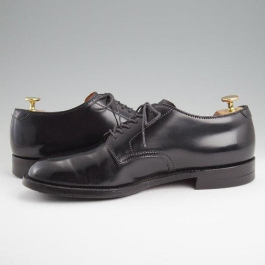 美品★オールデン 8.5D【定価￥182,600-★コードバン仕様/ミリタリーラスト】(宇都宮)MUSEUM ARK別注/5367/プレーントゥ/黒/ALDEN★l409