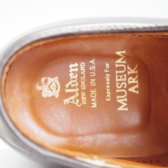 美品★オールデン 8.5D【定価￥182,600-★コードバン仕様/ミリタリーラスト】(宇都宮)MUSEUM ARK別注/5367/プレーントゥ/黒/ALDEN★l409