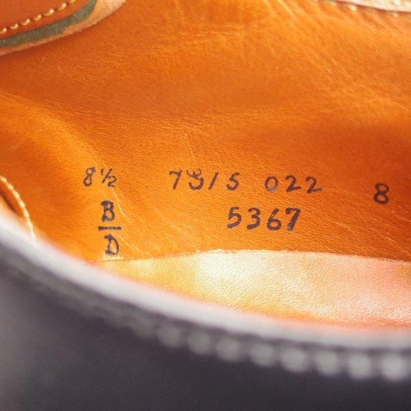 美品★オールデン 8.5D【定価￥182,600-★コードバン仕様/ミリタリーラスト】(宇都宮)MUSEUM ARK別注/5367/プレーントゥ/黒/ALDEN★l409
